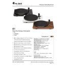 E1 Phono Schwarz Hochglanz